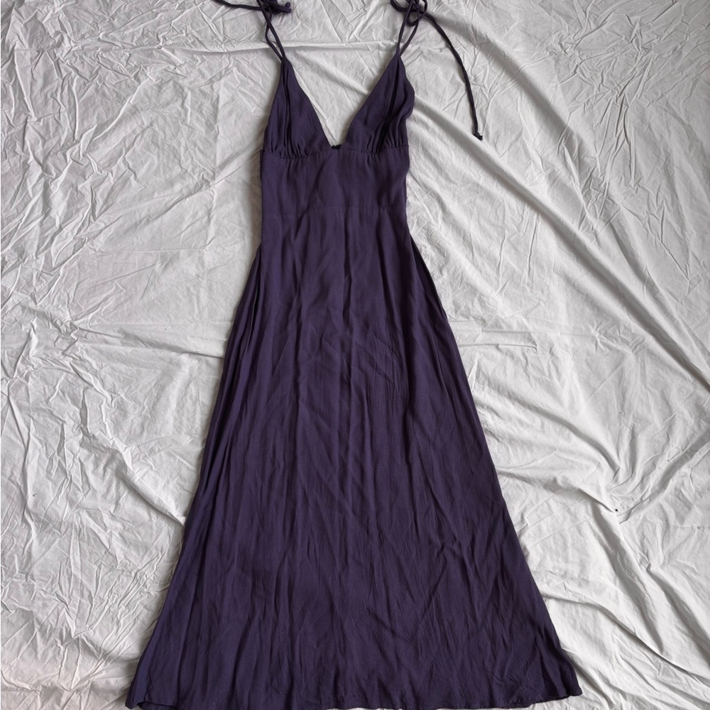 Reformation Purple Midi Dress